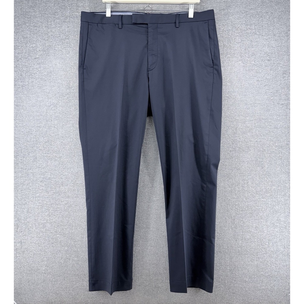Polo Ralph Lauren Stretch Straight Fit Pants Men Size 36x30 Blue Casual Preppy